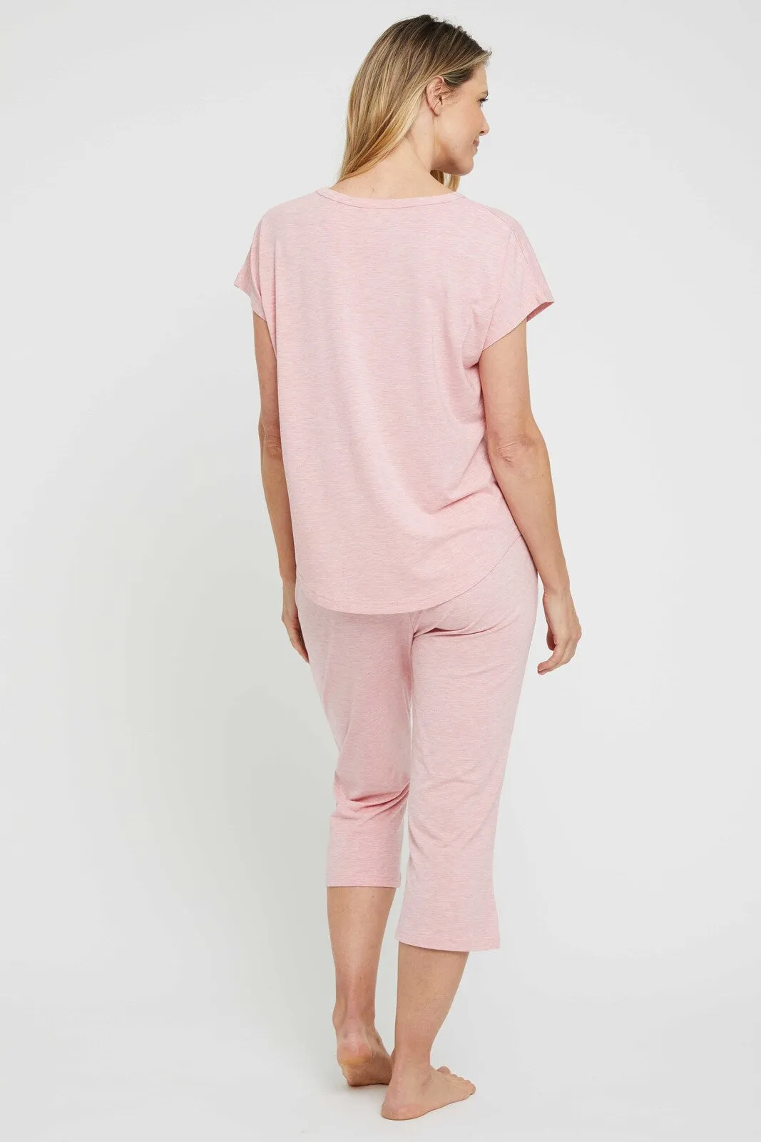 3/4 PJ Pant - Rose