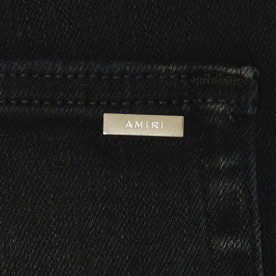 Amiri Boucle MX1 Aged Black Jeans