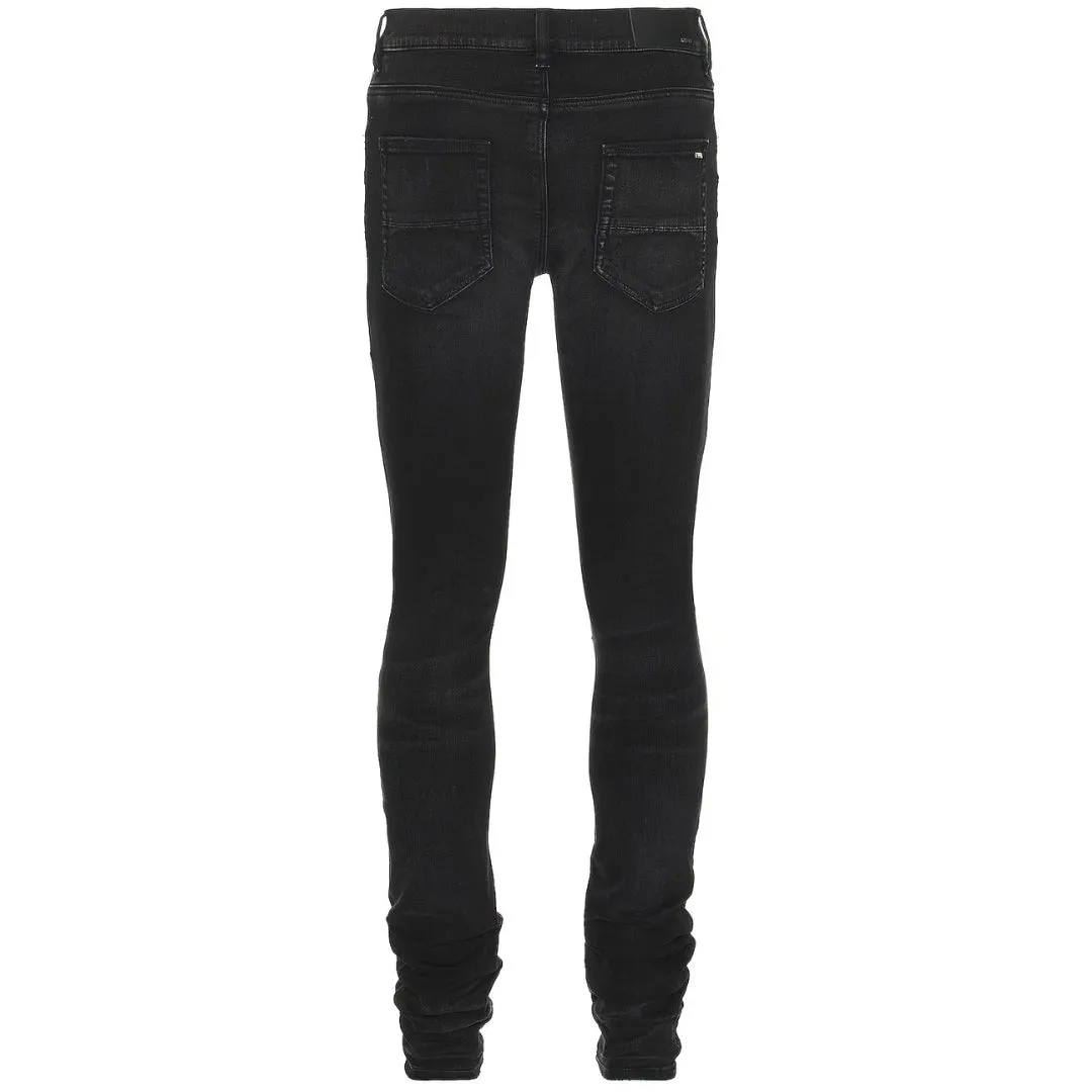 Amiri Boucle MX1 Aged Black Jeans