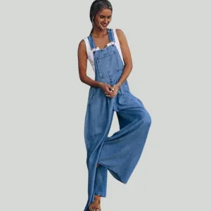 ANTONIA - Jumpsuit i chic jeanstyg