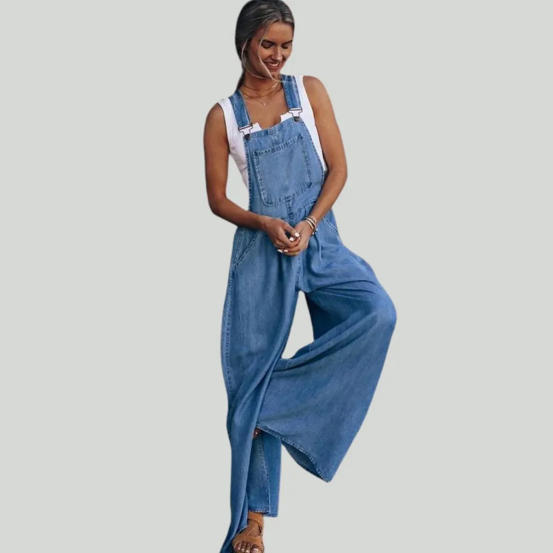 ANTONIA - Jumpsuit i chic jeanstyg