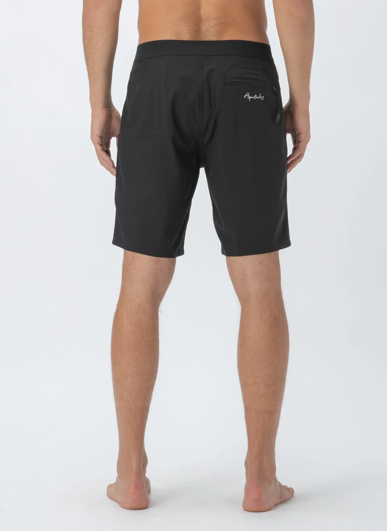 Aquatech 19" Swim Short Black