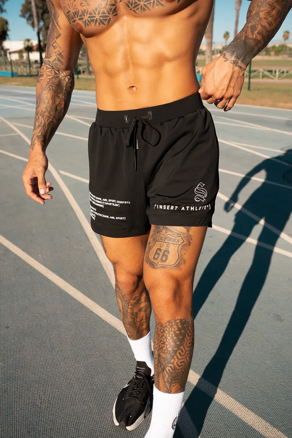 Athlete Code Shorts - Black