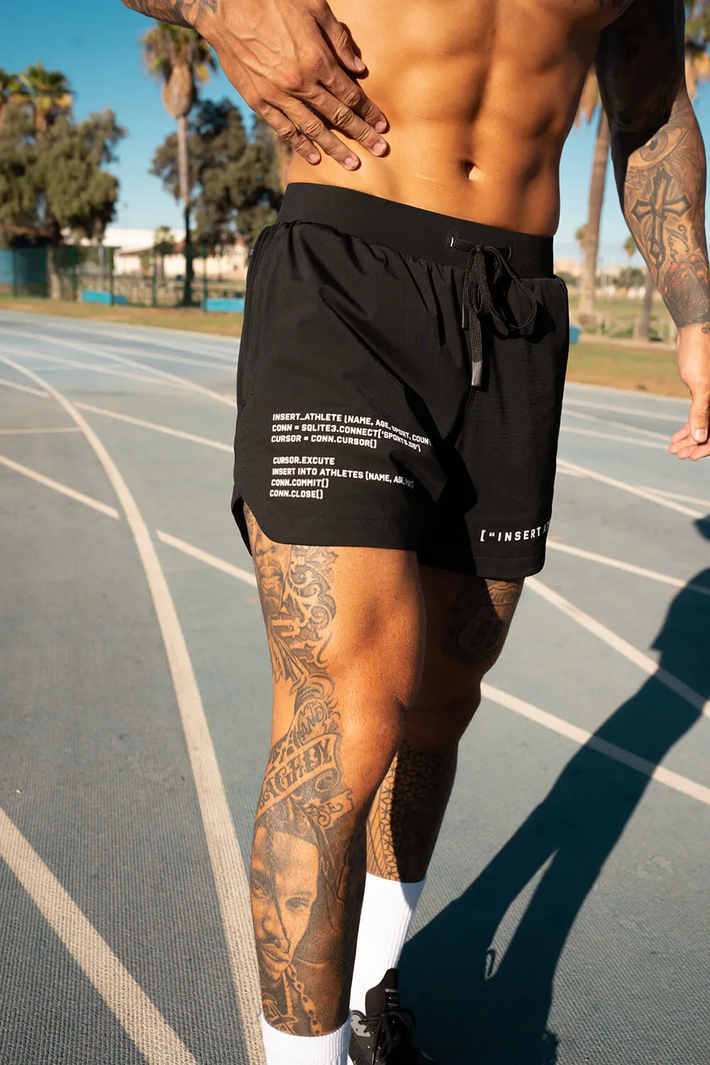 Athlete Code Shorts - Black