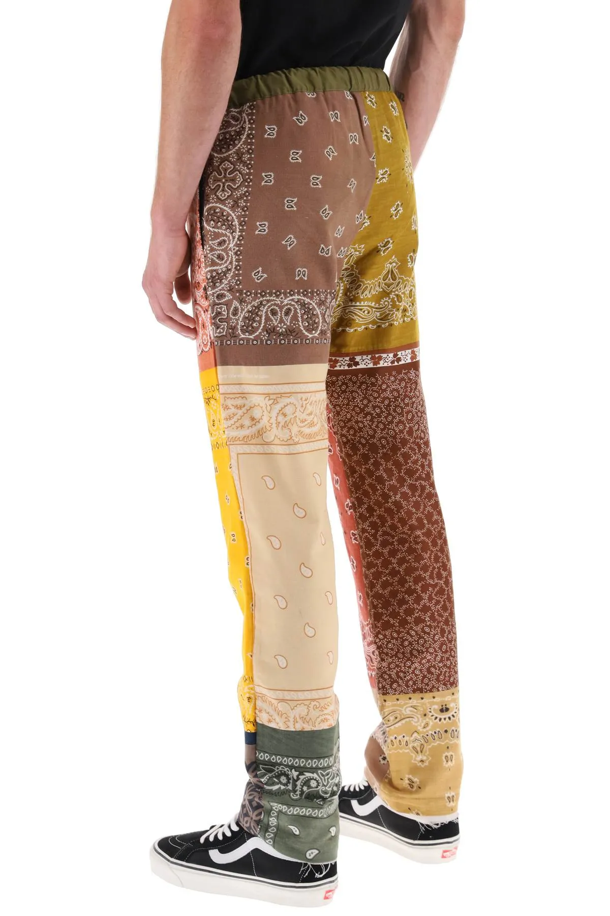 bandana patchwork pants