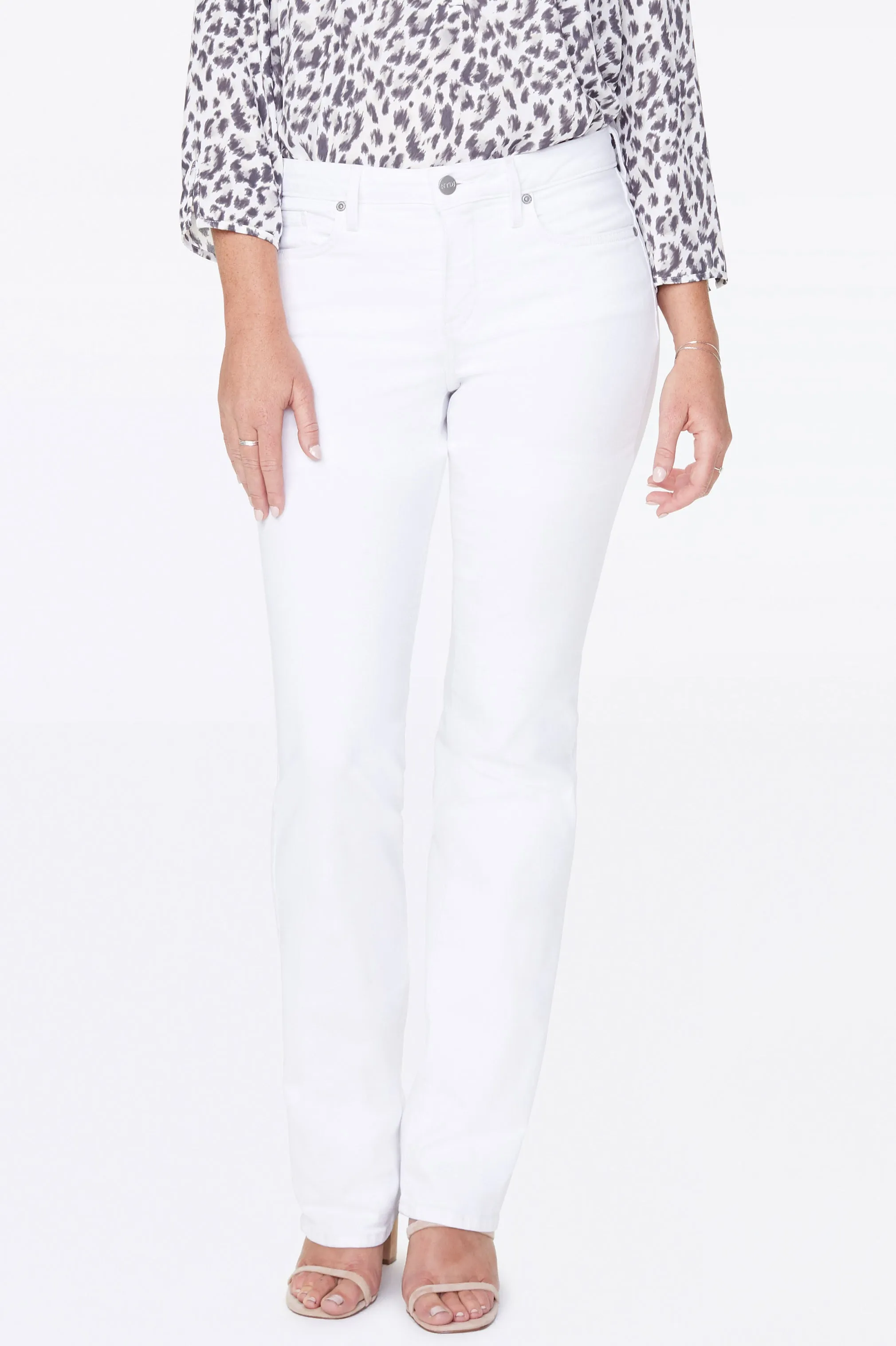 Barbara Bootcut Jeans - Optic White