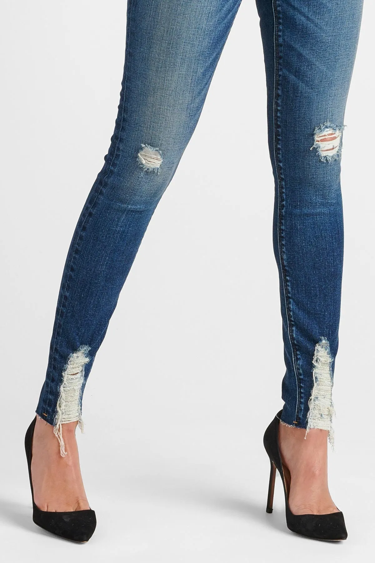 Barbara High Rise Super Skinny Ankle Jean - Lockdown