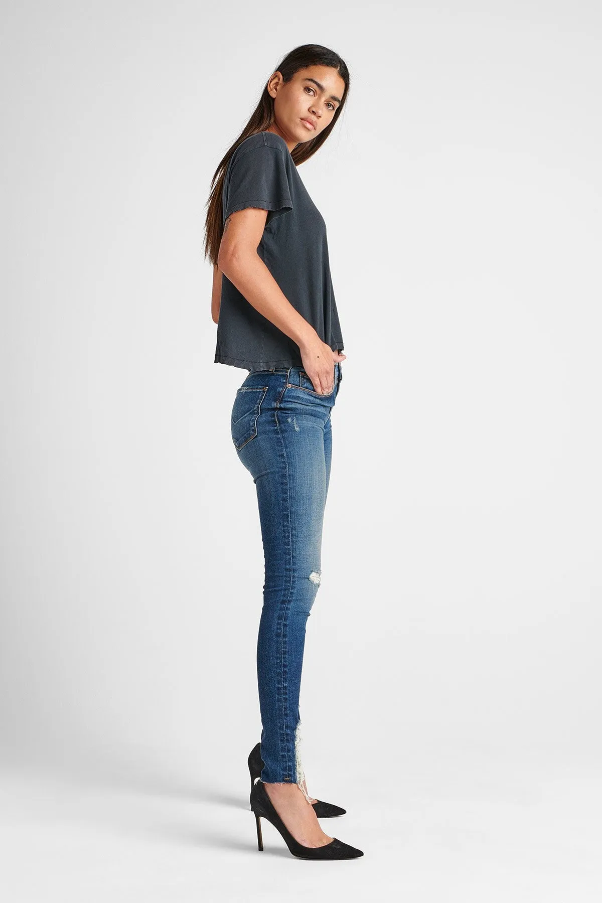 Barbara High Rise Super Skinny Ankle Jean - Lockdown