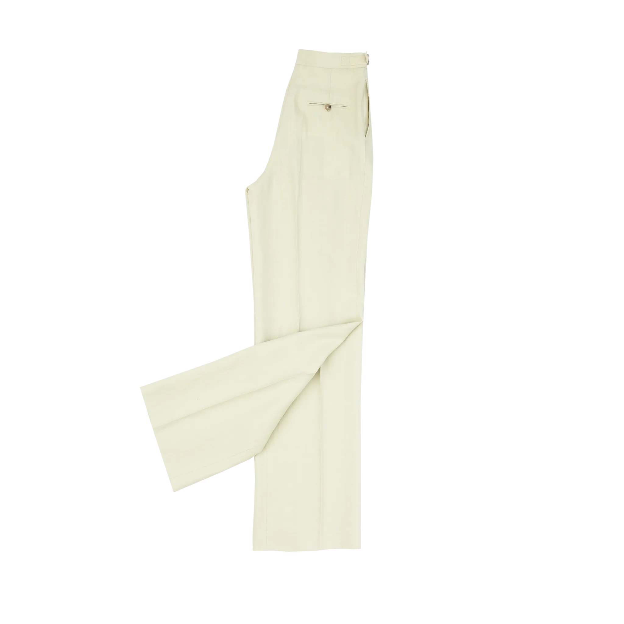 Beige Linen Perriand Trousers