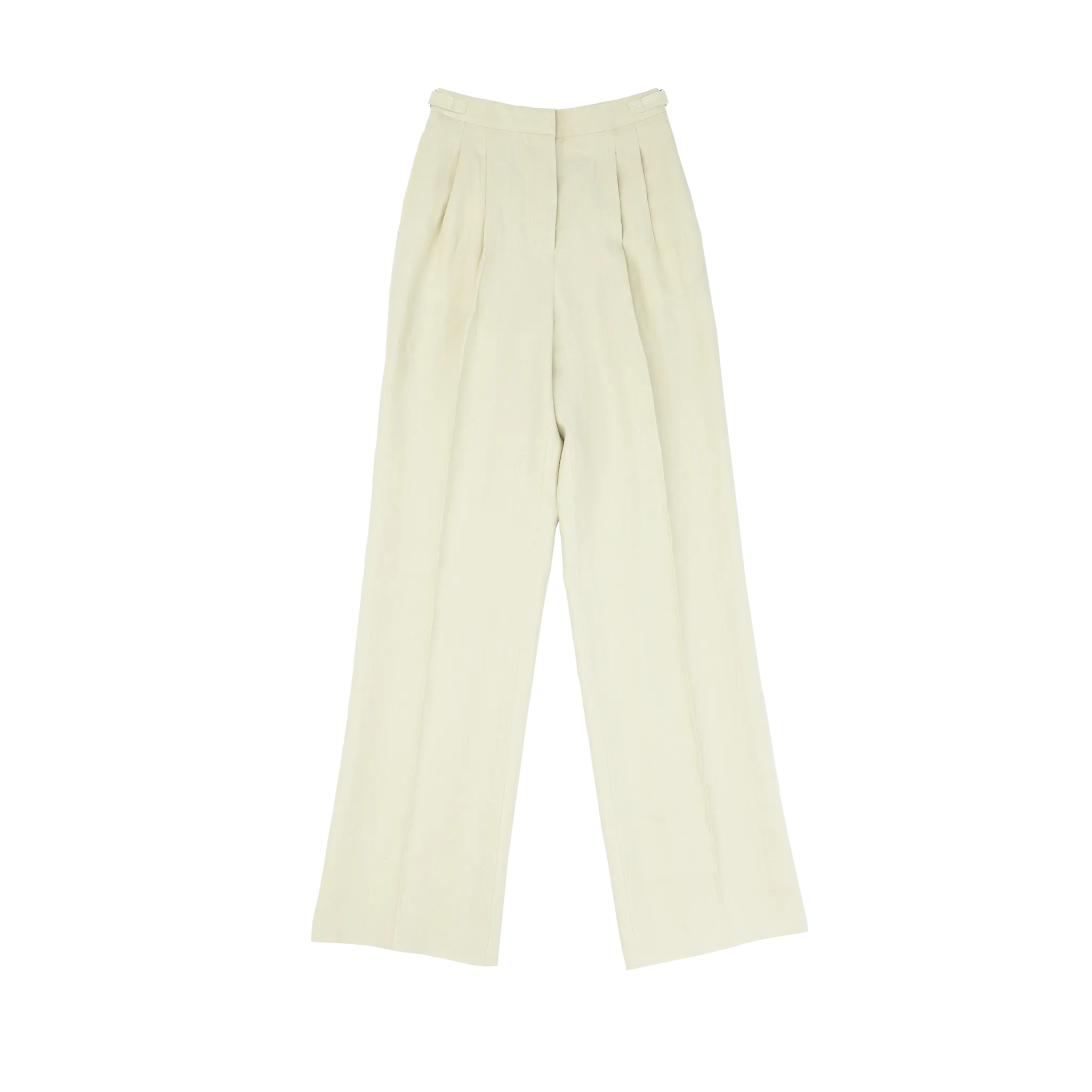 Beige Linen Perriand Trousers