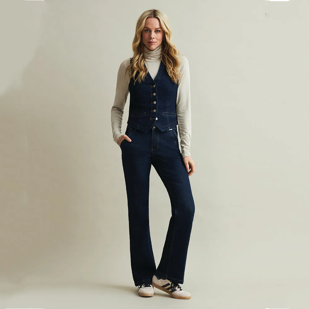 Bibette Dark Blue Flare Jeans