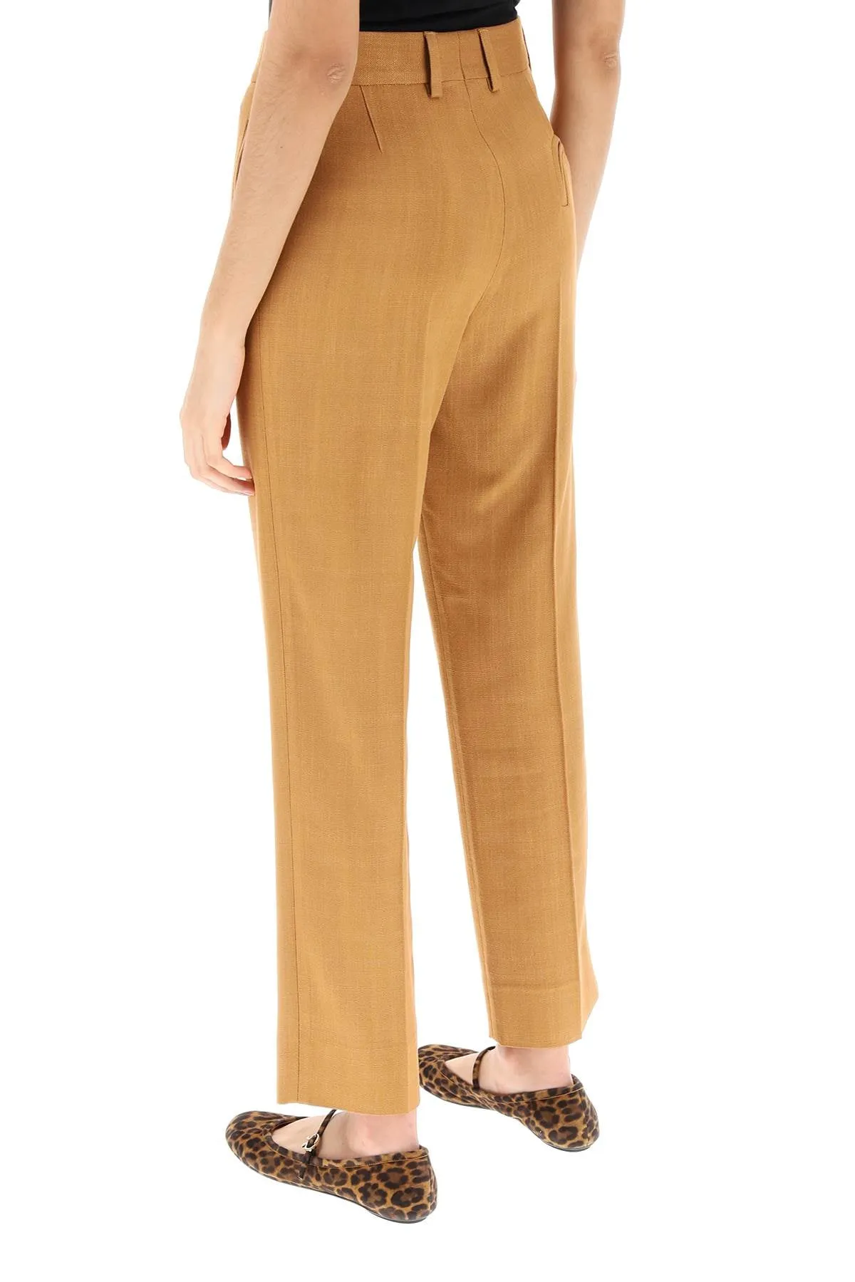 Blaze Milano Santana Peanut Nana Cropped Tailoring Pants