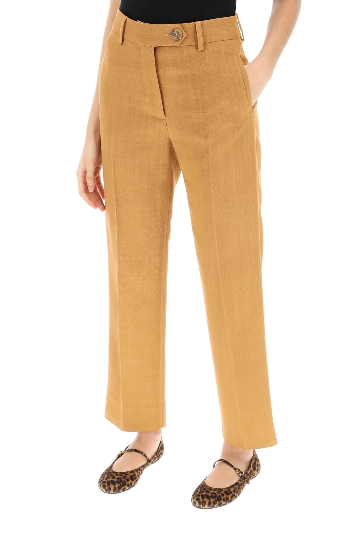 Blaze Milano Santana Peanut Nana Cropped Tailoring Pants