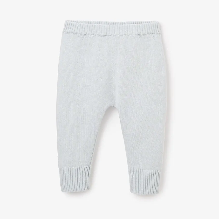 Blue Fine Knit Cotton Baby Pant