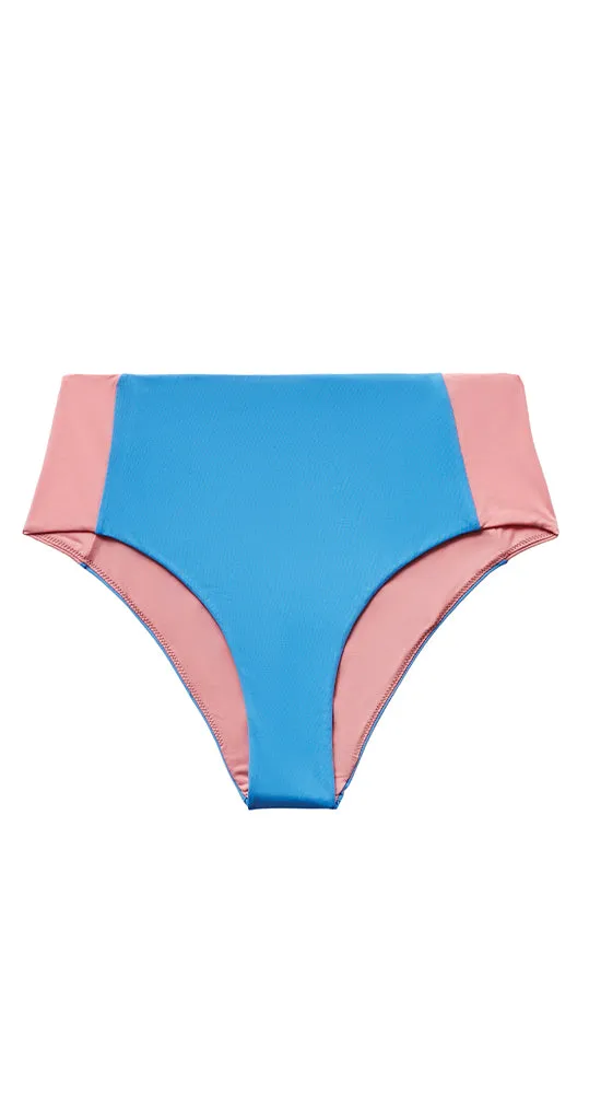 Carve Designs Erin Colorblock Bottom - Bluebay/Grapefruit FINAL SALE