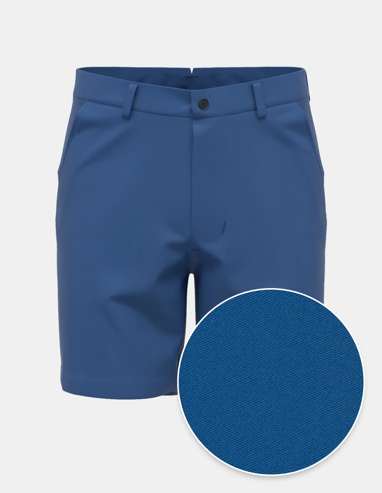 Cashmere Finish Twill - Cobalt Blue | Short