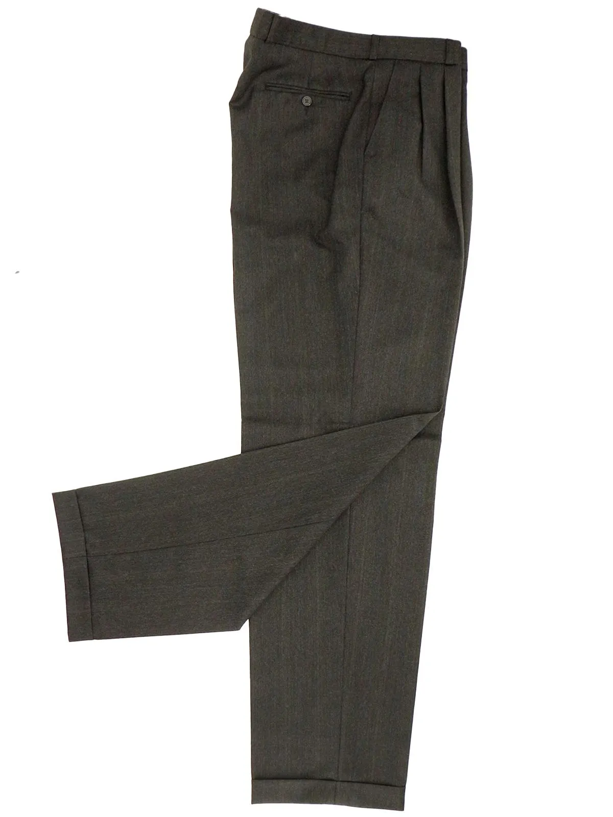 Demob 1940s Style Charcoal Grey Wool Suit