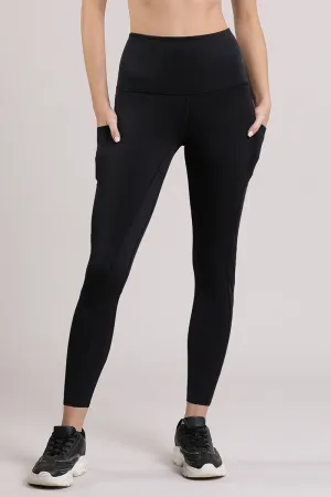 Energize Panelled Tights - Black