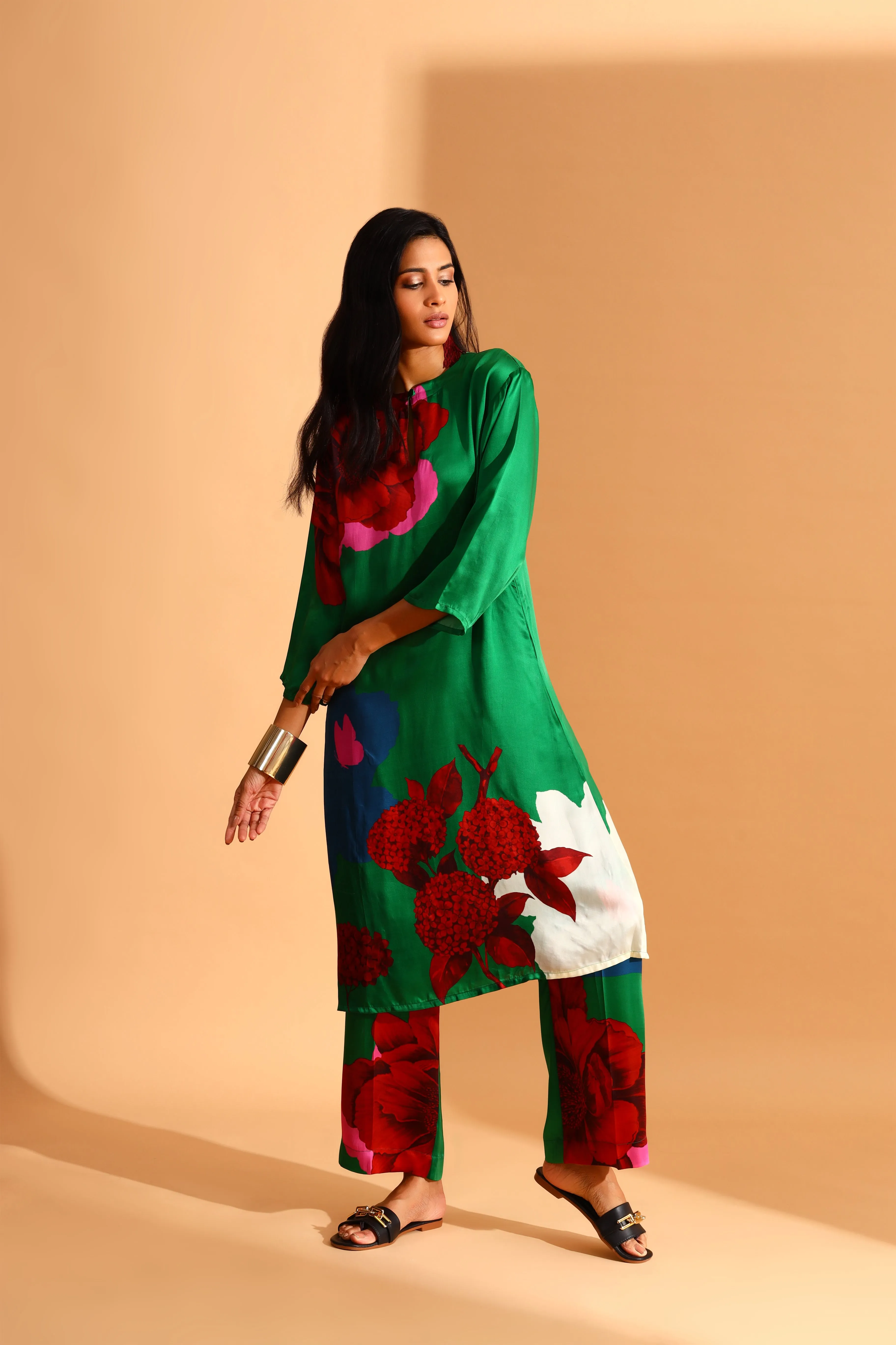 Evergreen Kurta & Trousers Co-Ord Set