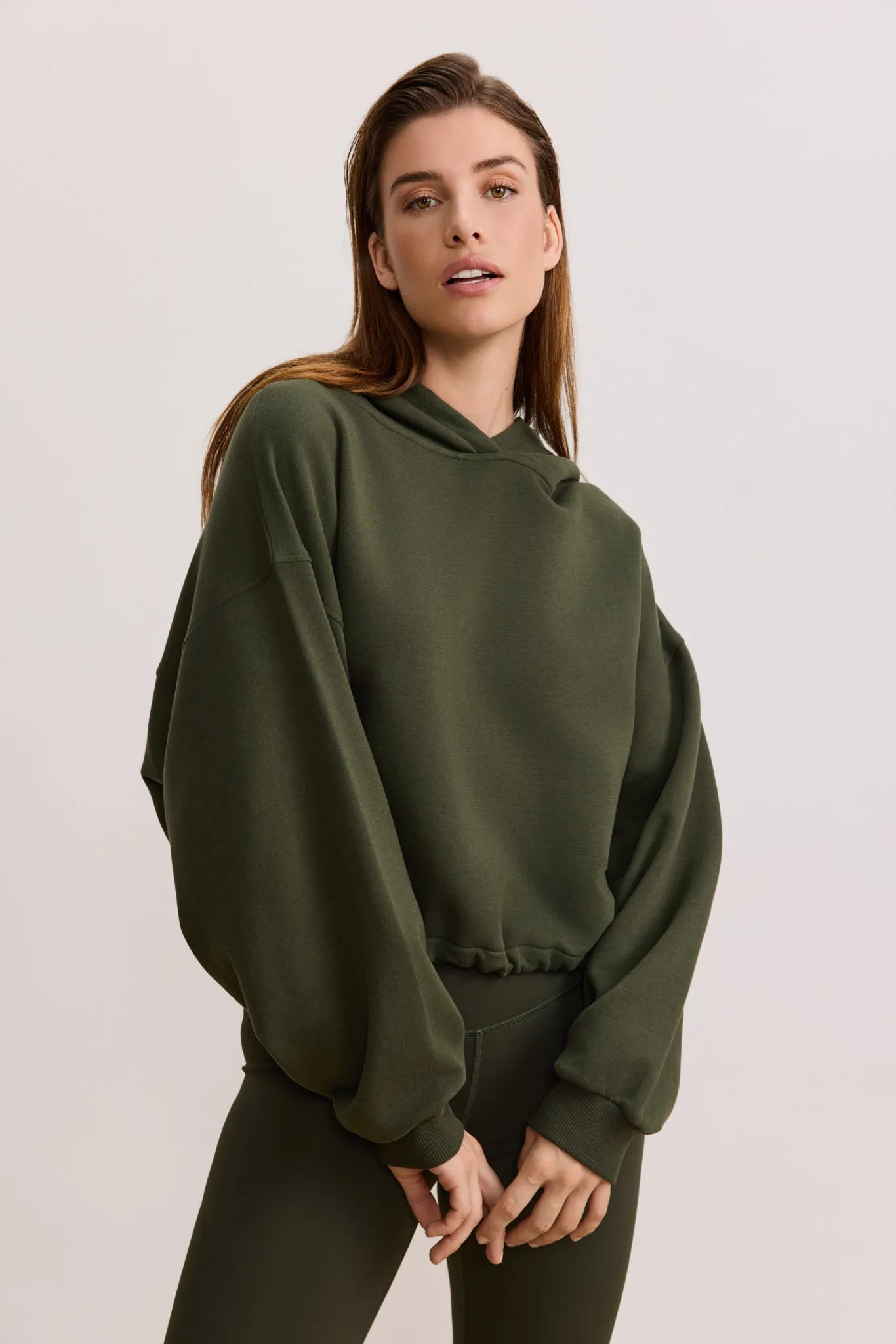 FINN COZY hoodie - Deep Moss