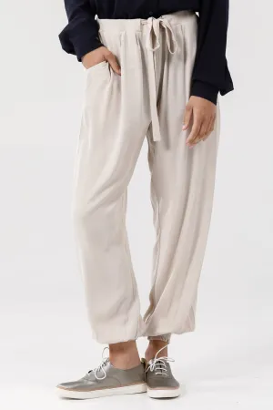 Fossick Pants in Ecru Tencel