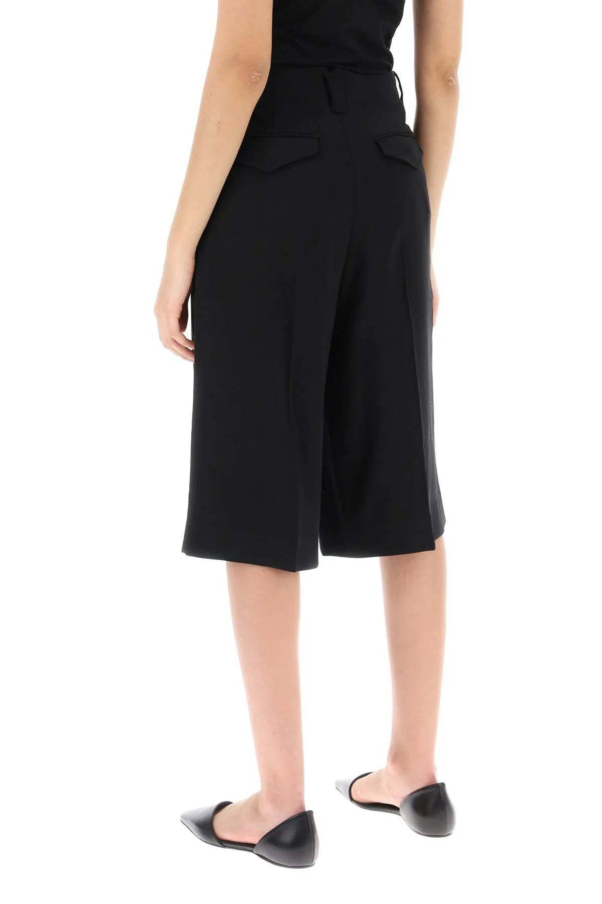 gabardine bermuda shorts