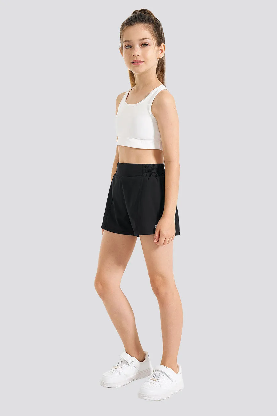 Girls BreezeEase High Waist Shorts