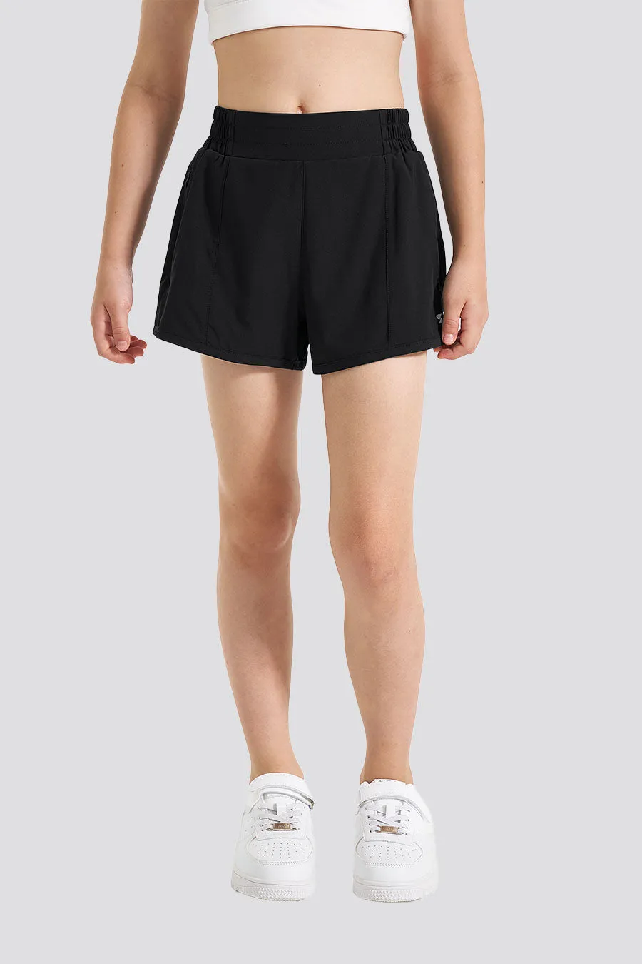 Girls BreezeEase High Waist Shorts