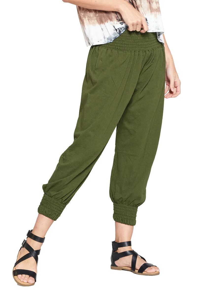 Harem Pants Smock Waist