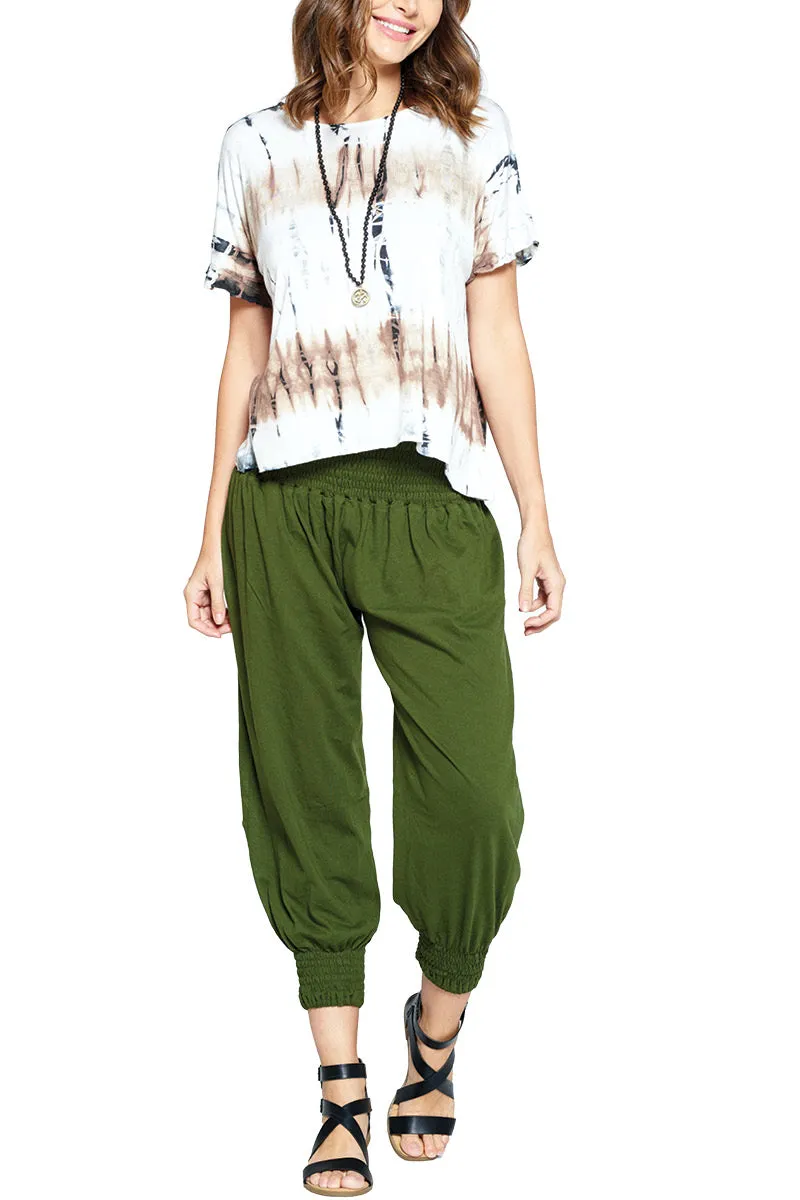 Harem Pants Smock Waist