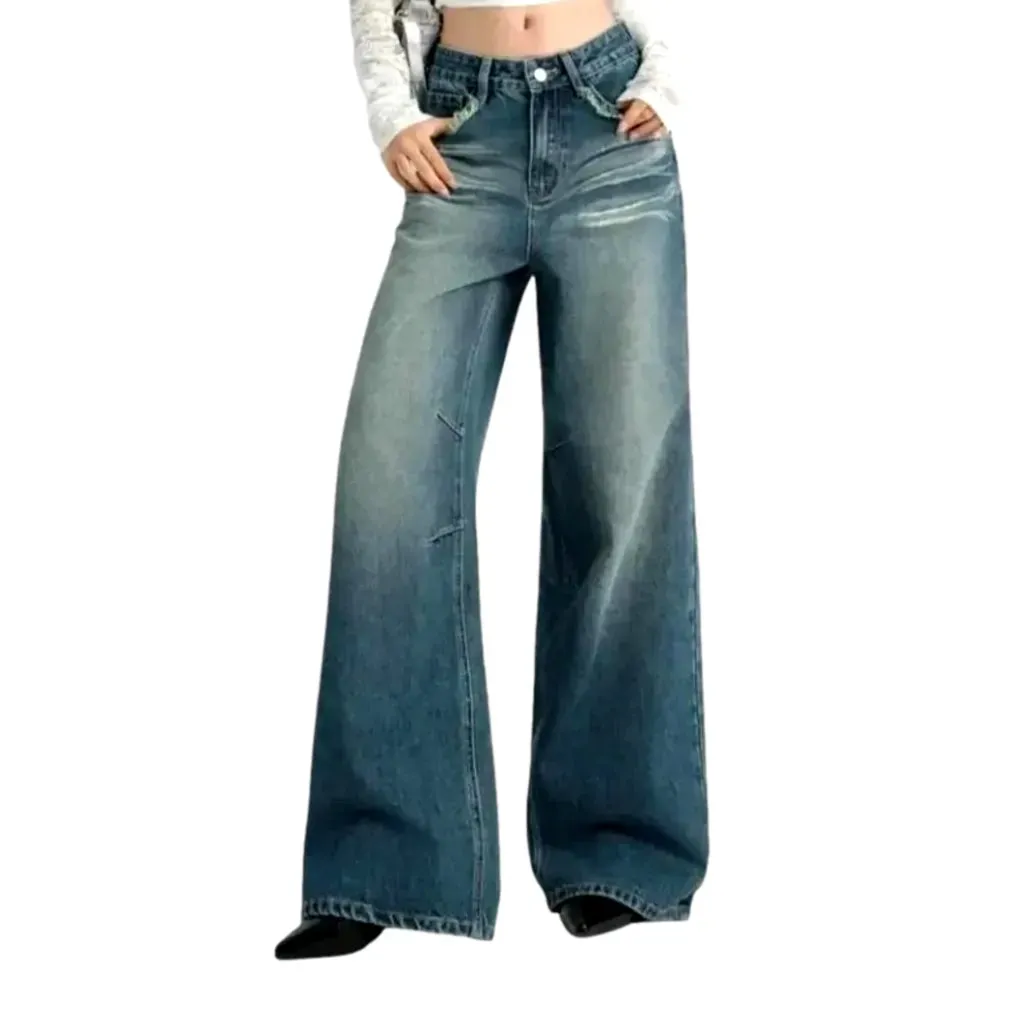 High rise flared 90s women's jeans