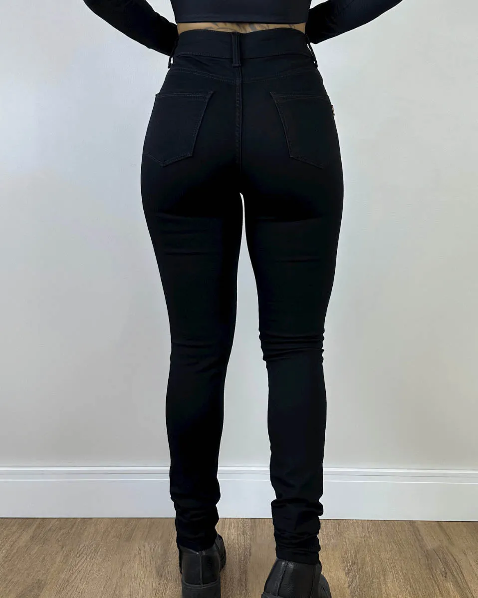 High-Waist Skinny-Jeans