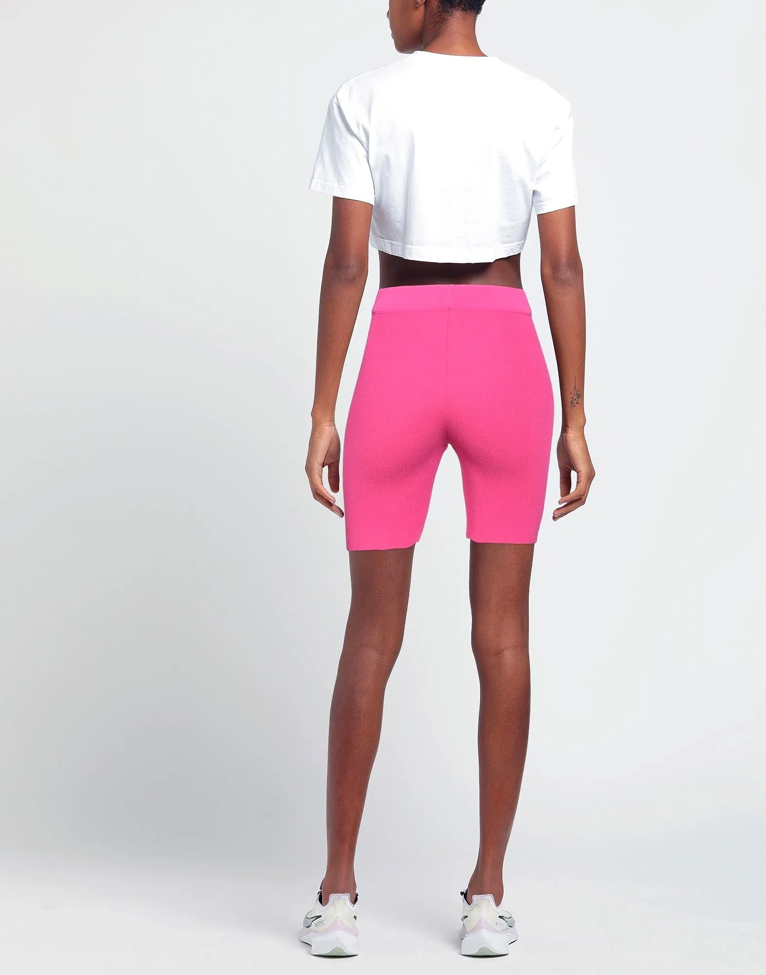 Jacquemus bicycle shorts, dark pink