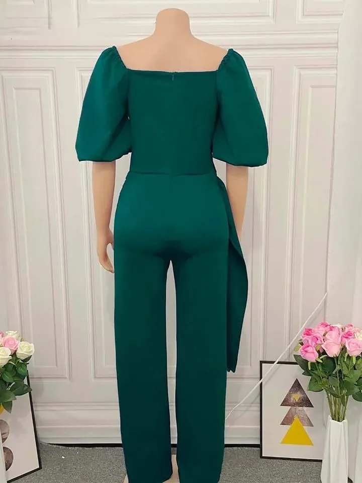 Jumpsuits for Women New In Spring Summer Korean Fashion Women's High Waist Chic Elegant Tight Fitting Short Sleeve Bodysuit 2XL B-59636