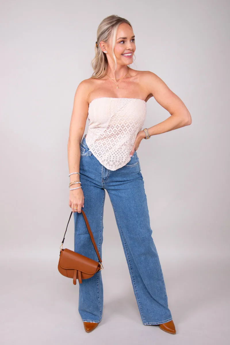 Lace Bandana Top - FINAL SALE