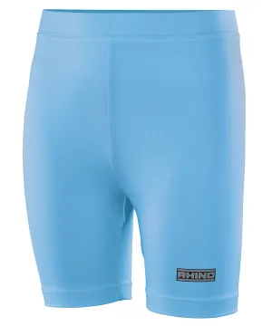 Light Blue - Rhino baselayer shorts - juniors