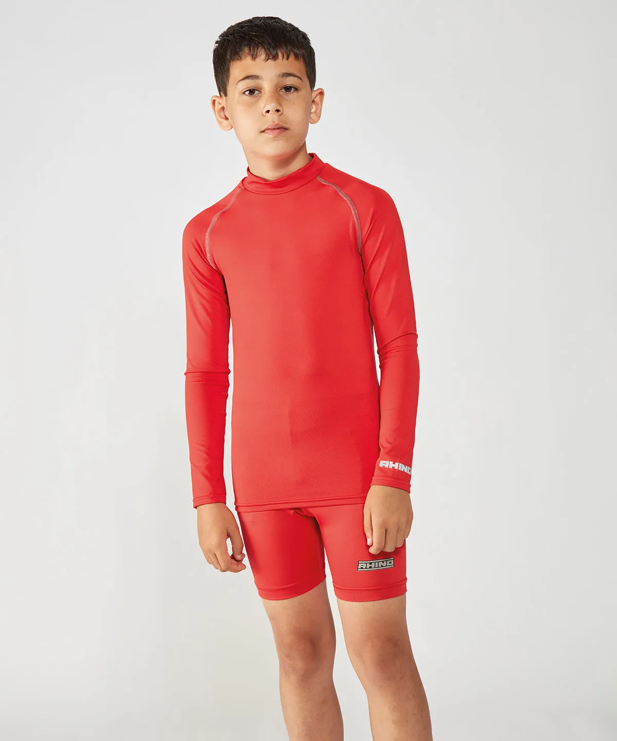 LightPink - Rhino baselayer shorts - juniors