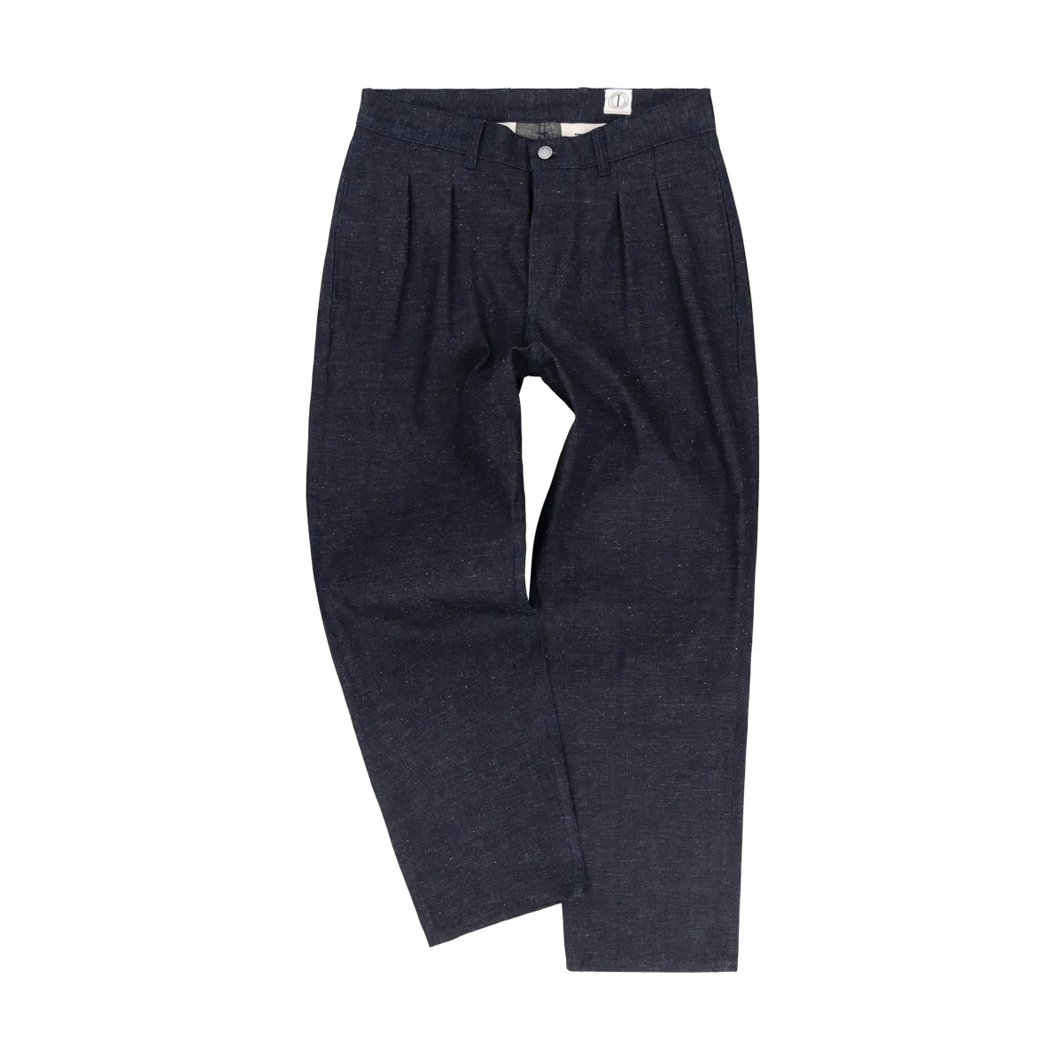 LOT 20 NEPPY PLEAT PANTS RAW 10oz