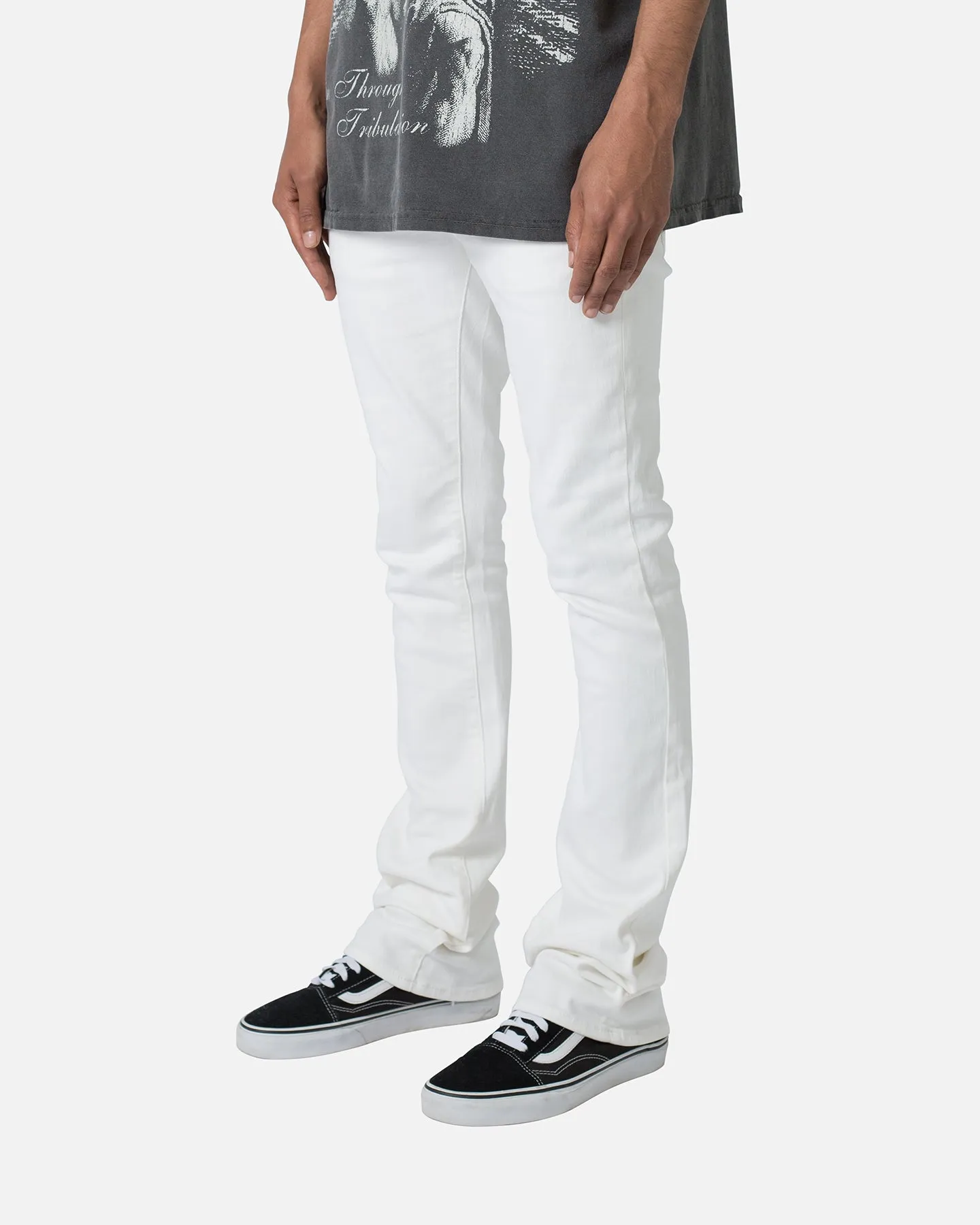 MNML X514 Skinny Stacked Denim Jeans White