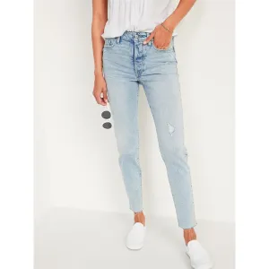 ON High Waisted Button Fly Mom Jeans