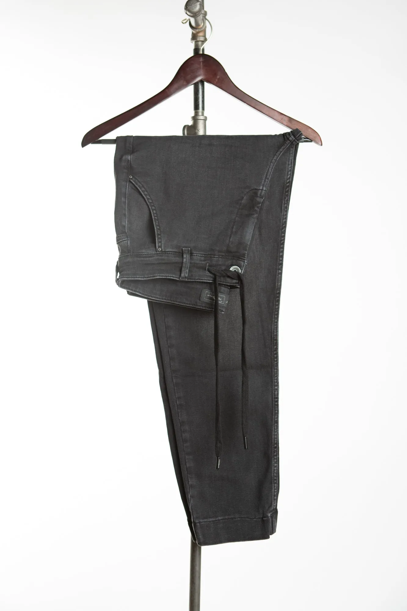 Pantamo Denim Cargo Jogger - Black