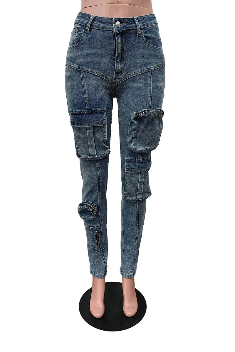 PS3506 Skinny Denim Jeans Pant