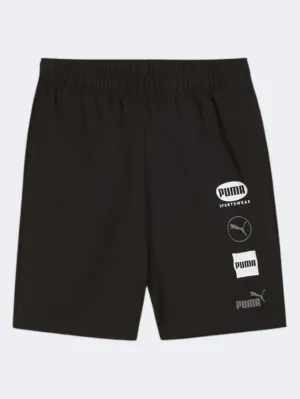 Puma Power Graphic Woven Men Lifestyle Short Black