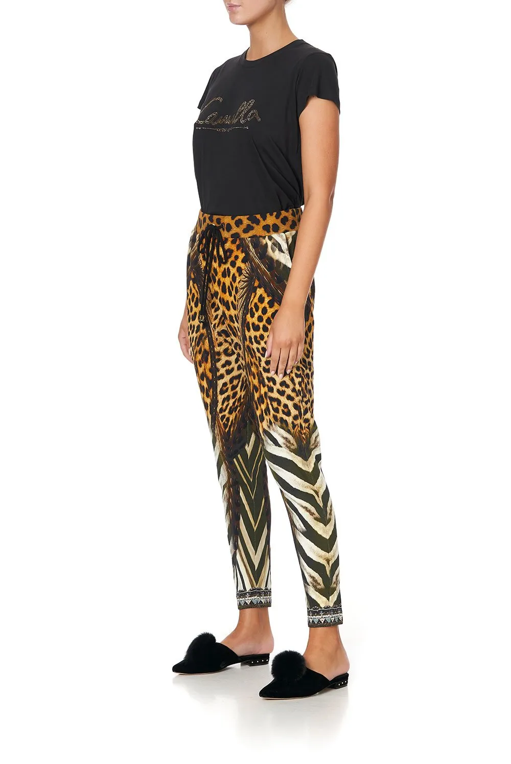 RIB WAIST RELAXED PANT NINE LIVES