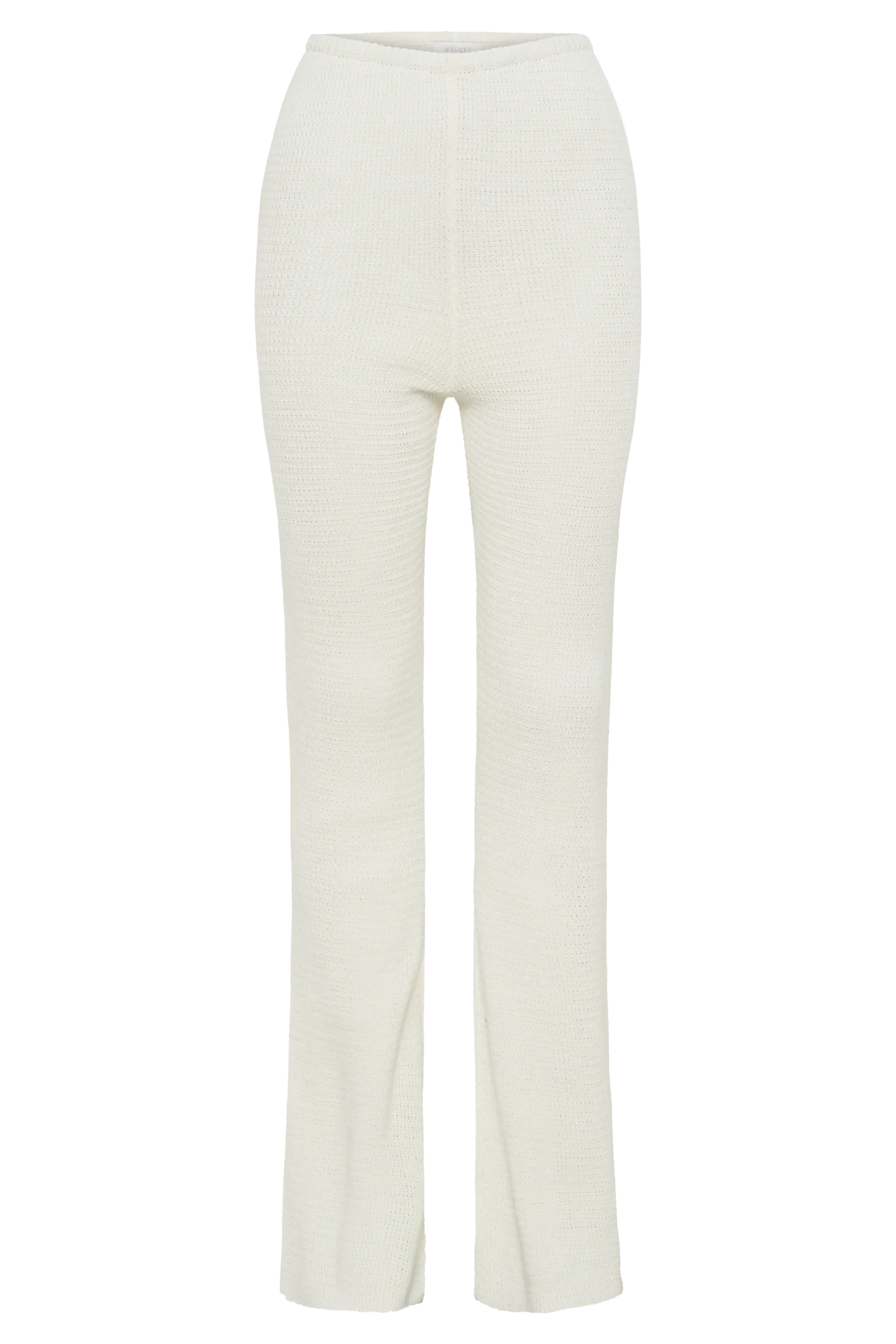 Ridley Straight Leg Knit Pant - Ivory