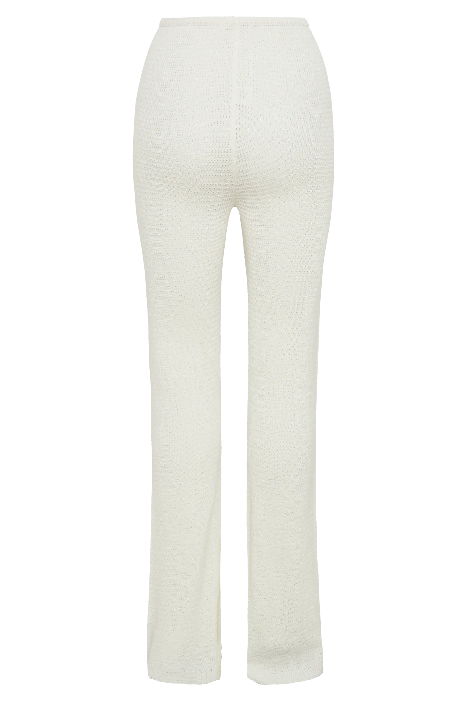 Ridley Straight Leg Knit Pant - Ivory