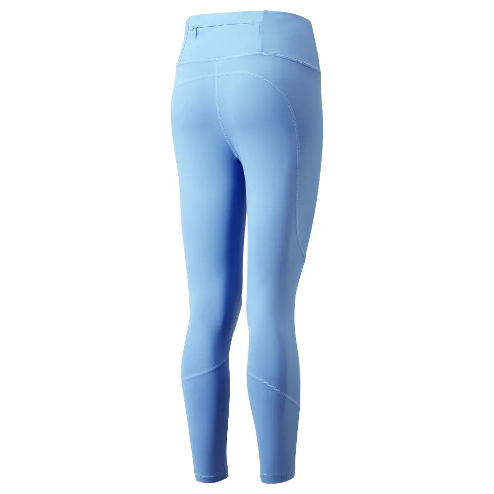 Ronhill Tech Crop Tight (Womens) - Lake Blue/Vanilla