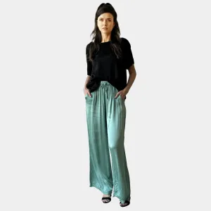 SATIN RELAXED PANT