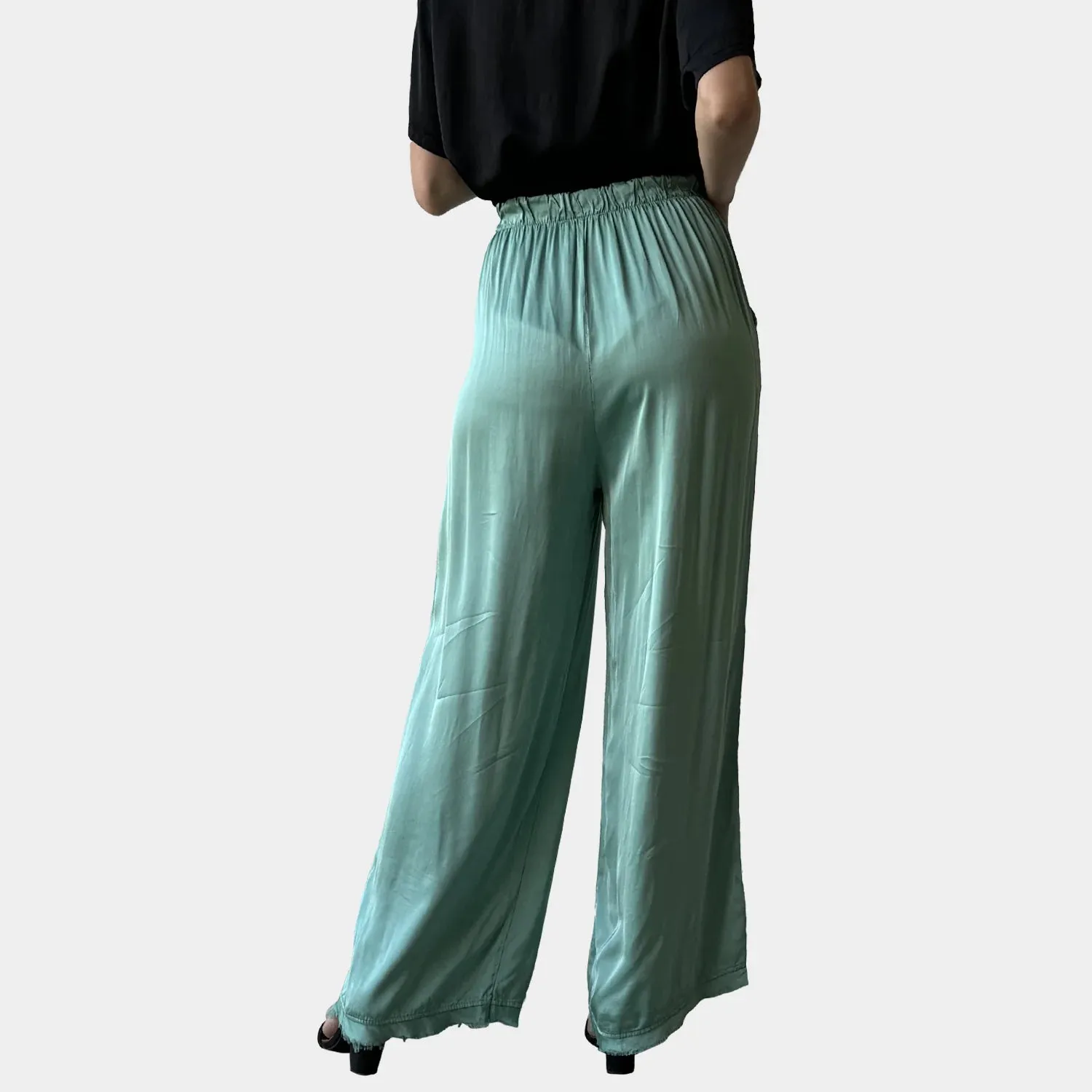 SATIN RELAXED PANT