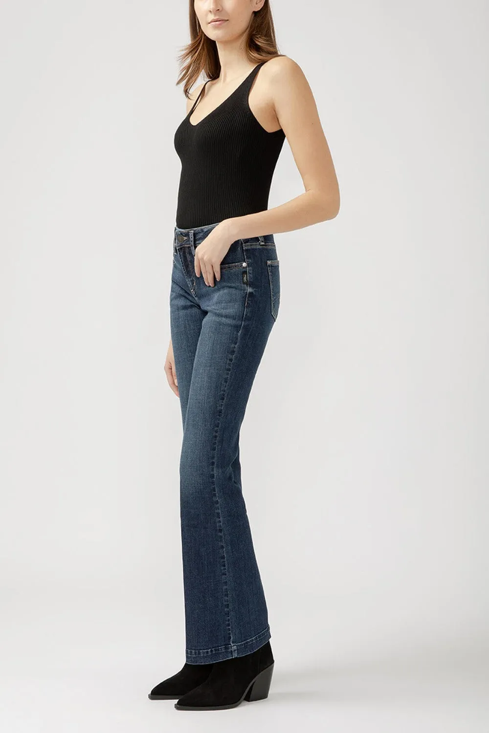 Silver Jeans Co. Suki Mid Rise Bootcut Luxe Stretch Jeans